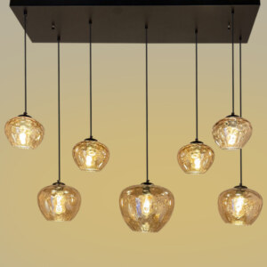 Hanglamp Apple-7 Amber