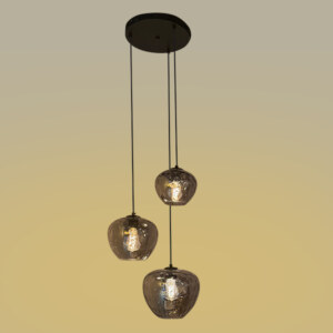 Hanglamp Apple 3 Amber of Smoke