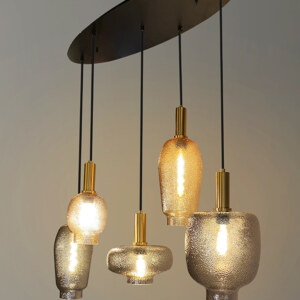 Hanglamp Rain-5 Ovaal